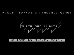 Super Spekulant (1985)(MGB)